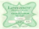 Juego De Cuerdas Para Cello  4/4  Lenzner G 1200  GOLDBROKAT