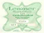 Juego Cuerdas Para Viola  Lenzner  Goldbrokat  1100   