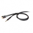 Cable Proel DH 530 LU 3 Plag 6.3 Stereo  . RCA  3 Metros