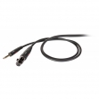 Cable Proel  DH 220 LU 2  Plug 6.3  Stereo - Canon Hembra  2 Metros