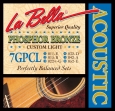 Juego 6 Cuerdas Acero Guitarra Acústica  Phosphor Bronze La Bella 7 GPCL = 011 - 052