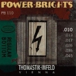 Juego Cuerdas Thomastik Power - Brights PB 110 = 010 - 013 - 017 - 026 - 035 - 045