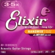 Juego Cuerdas Para Guitarra Acustic Elixir   010 - 047