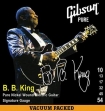 Juego De 6 Cuerdas Metalicas Gibson BB S  B:B: King Para Guitarra Eléctrica 10 -13 - 17 - 32 - 45 - 54 USA