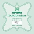 Juego Cuerdas Para Viola Optima Goldbrokat  G 1100  4/4 Producto Aleman