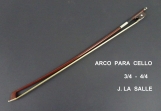 Arco para Cello 4/4  J. LA SALLE - Largo 71 cm y 3/4  - 68,5 Largo Aproximado  Producto Original Marca Certificada  ( 3 )