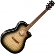 Cort GA - QF TBB  Guitarra Electroacústica 20 Trastes con Equalizador Fishman   Presys, Incluye Funda , Color de Foto en la Tapa Aproximado ( PRODUCTO AGOTADO )