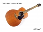 Takamine  GX1 1 ME-NS, Guitarra Electroacústica Cuerdas Metálicas con Equalizador  Takamine TP-4T, Incluye Funda Gruesa (PRODUCTO AGOTADO)