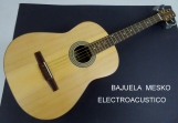 Bajuela Mesko Electroacustico con Equalizador 505 Activo de 3 Bandas, Incluye Estuche de Madera