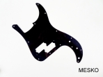 Placa para Bajo Eléctrico modelo Stratocaster color Negro
