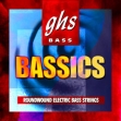 Juego de 5 Cuerdas  GHS M 6000 -5 Custom Shop BASSICS = 44 - 63 - 84 - 106 - 130  USA