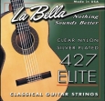 Juego Cuerdas Nylon La Bella 427 Elite para Guitarra  Alta Tension
